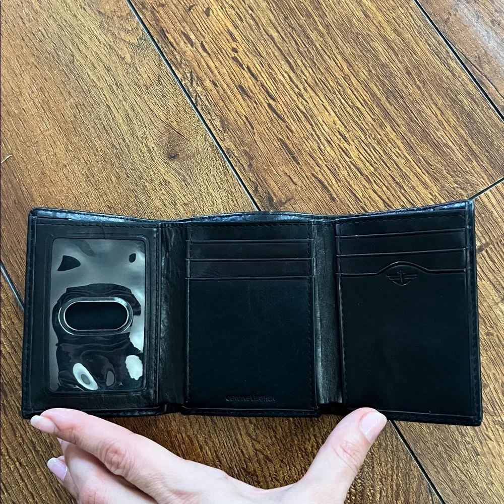 Dockers Black Leather Card Holder